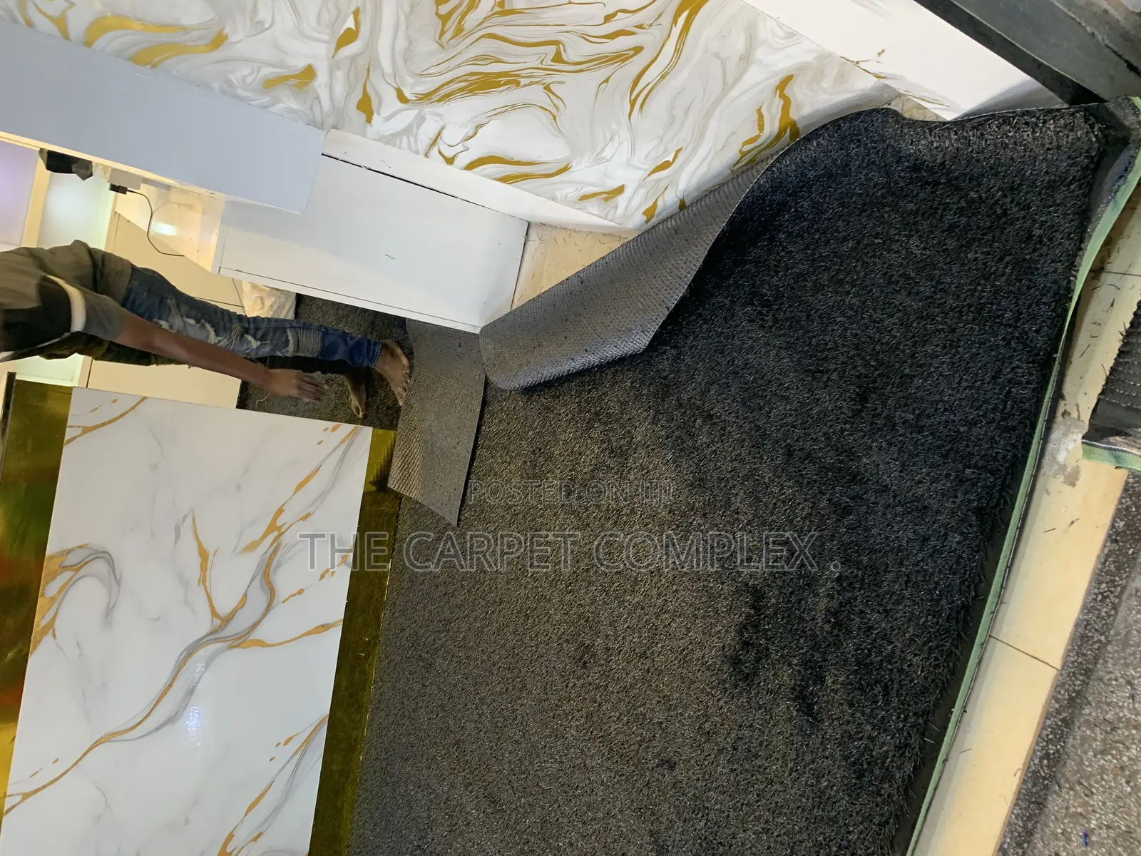 Black Grass Carpets Squaremeter