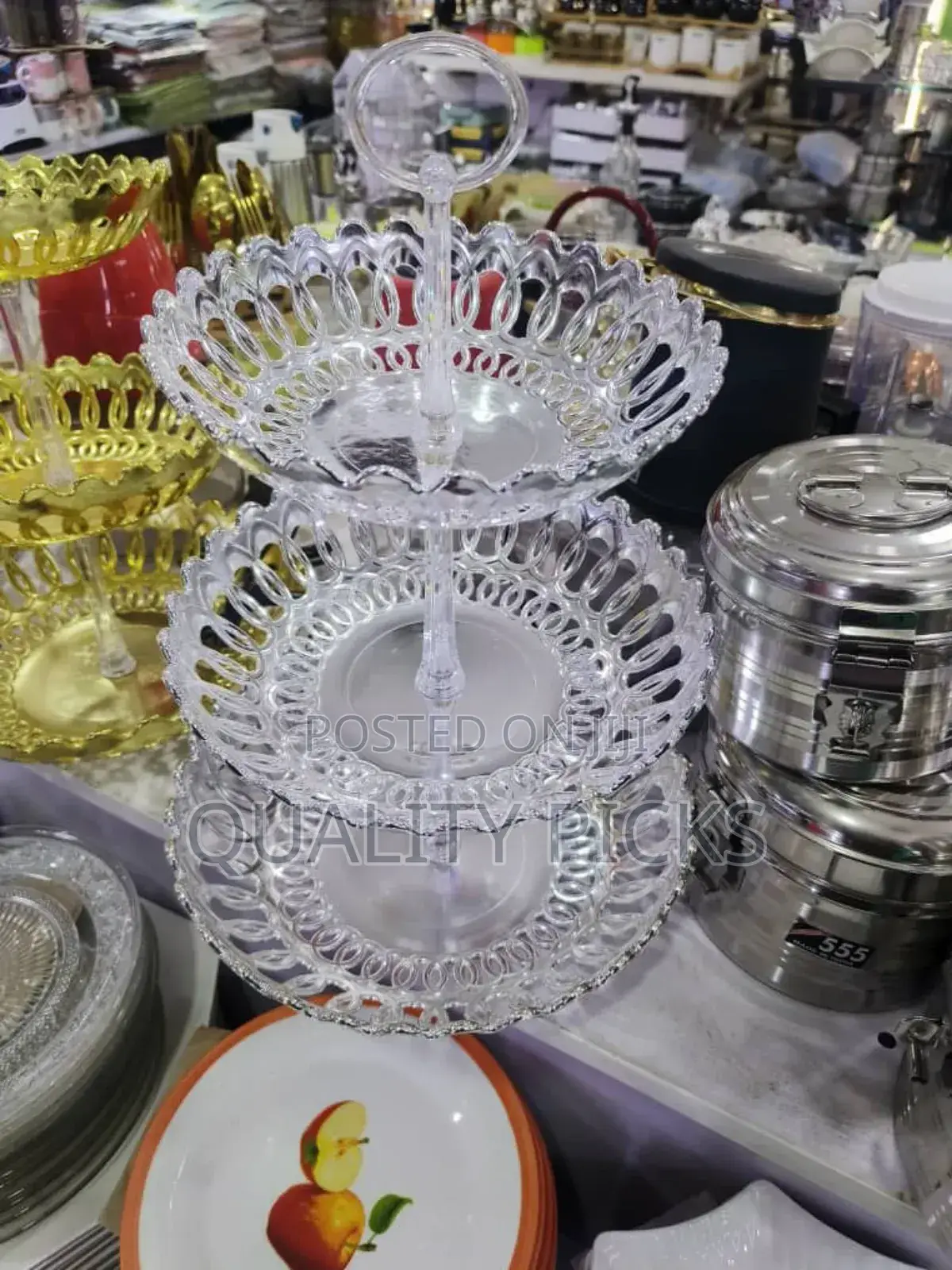 3 Tier Acrylic Desert/Fruit Stand
