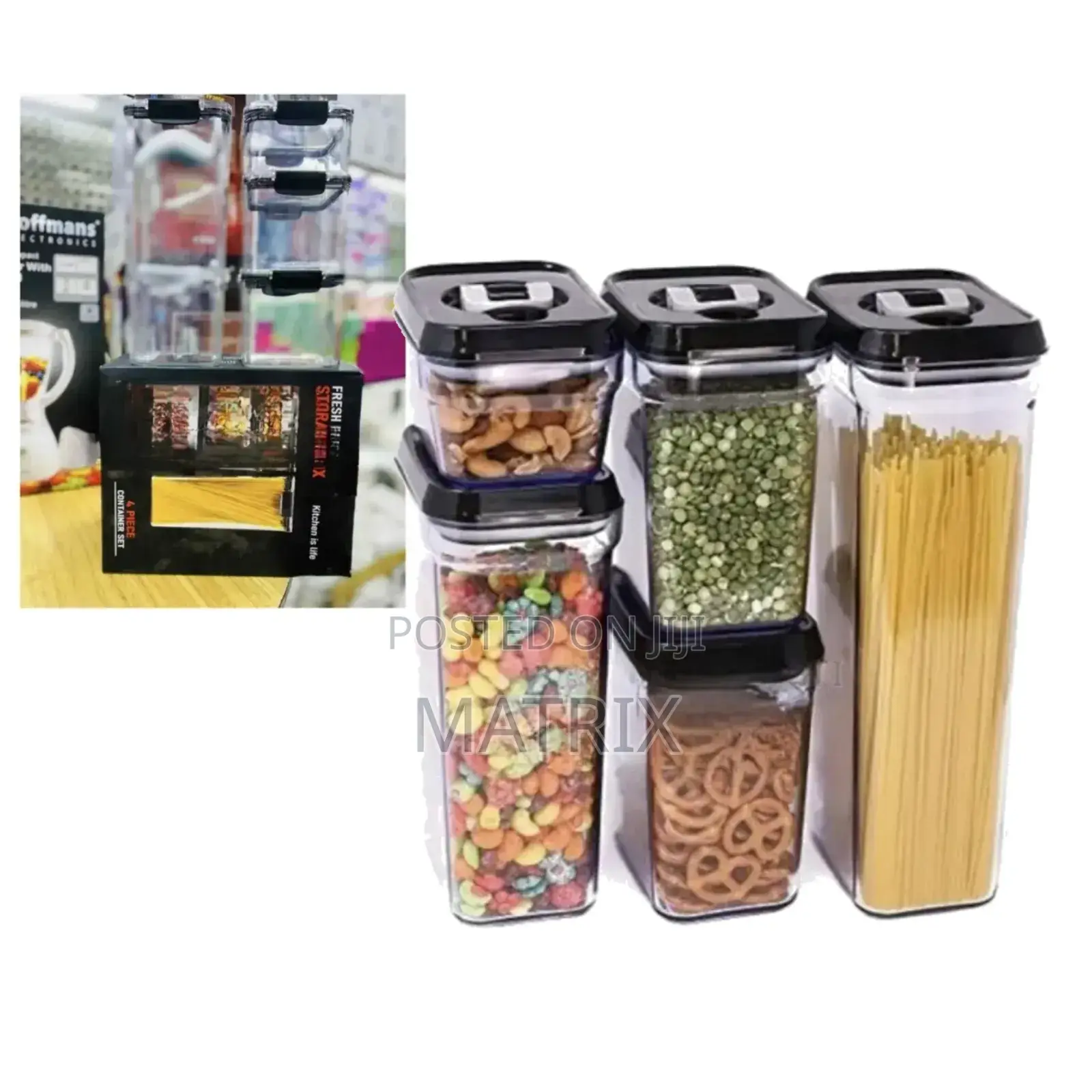 5pc Air-Tight Food Storage Container