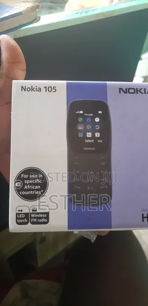 New Nokia 105 4G Black