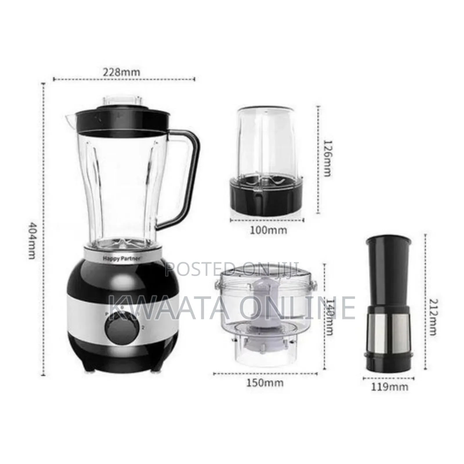 Hoffmans 4 in 1 Multipurpose Juicer Blender Smoothie Mixer