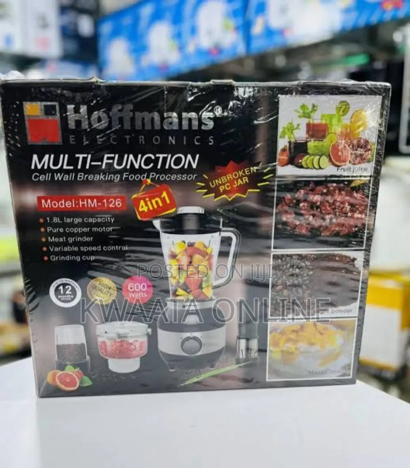Hoffmans 4 in 1 Multipurpose Juicer Blender Smoothie Mixer