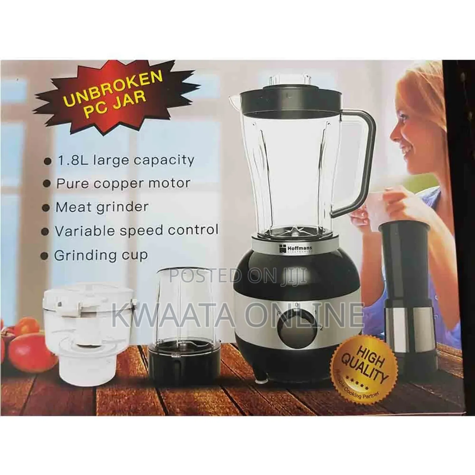 Hoffmans 4 in 1 Multipurpose Juicer Blender Smoothie Mixer