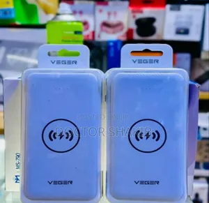 Brand New Veger Vp-1027w Wireless Charger Power Bank.