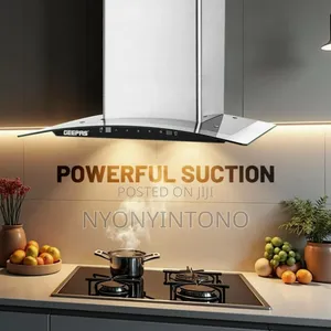 Geepas Wide Curved Glass Hood Chimney GHD-601