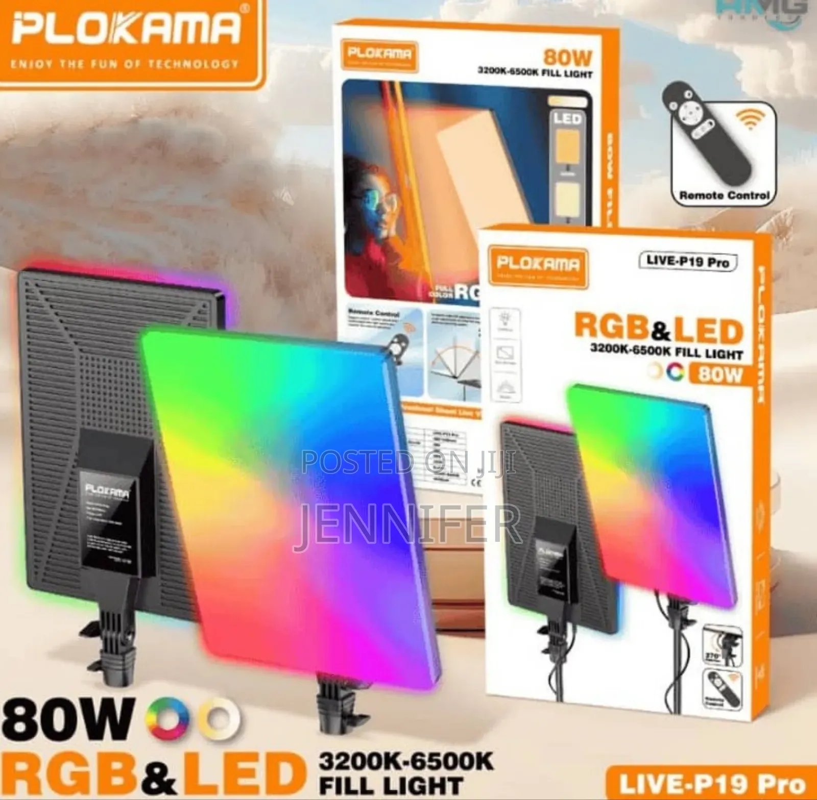 Plokama Live-P24 Pro RGB Panel Fill Light