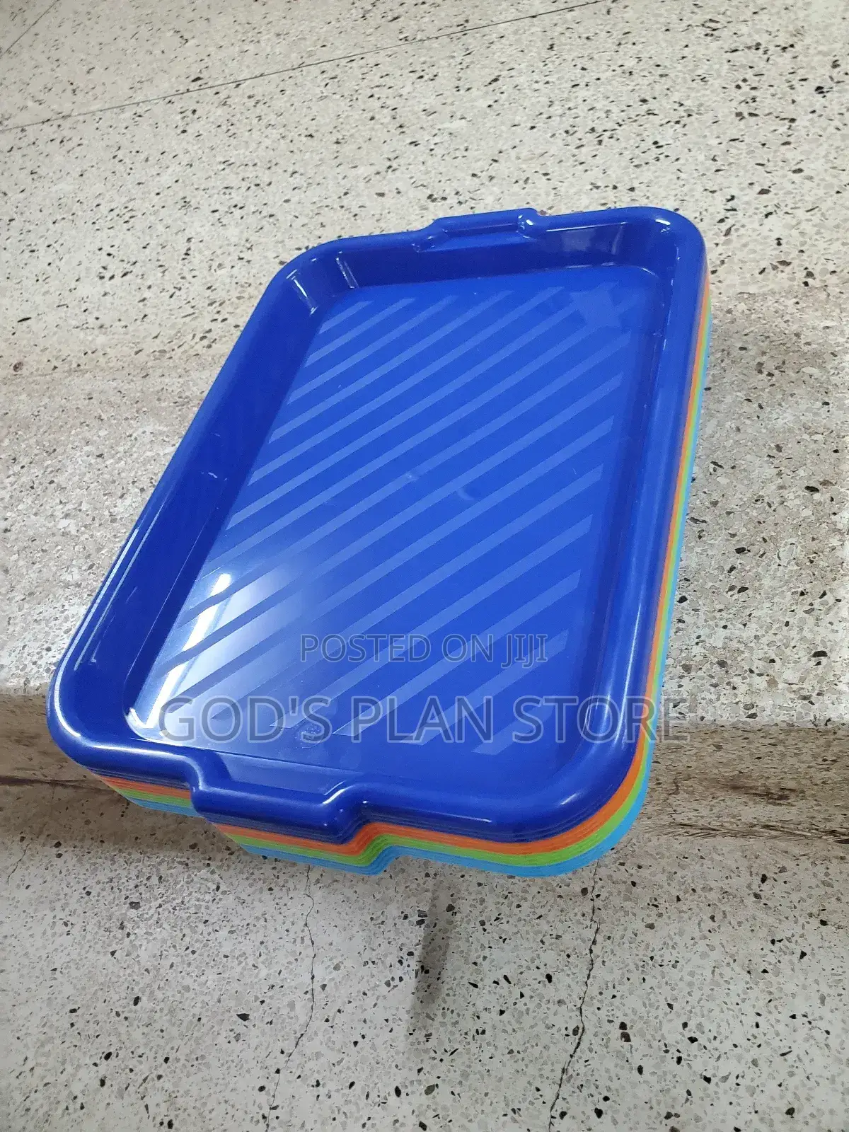 Imported Plastic Serving Trays 12pcs