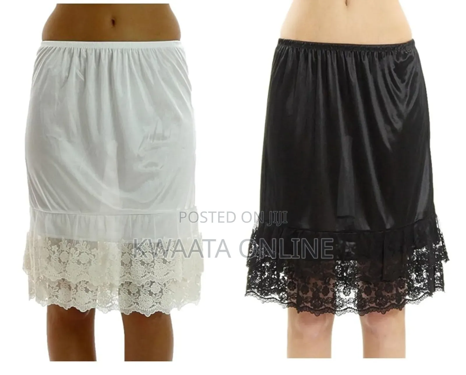 Lace Half Slip Satin Petticoats-short Length