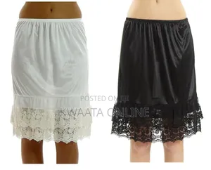 Lace Half Slip Satin Petticoats-short Length