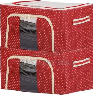 2pcs Foldable Clothes Storage Boxes