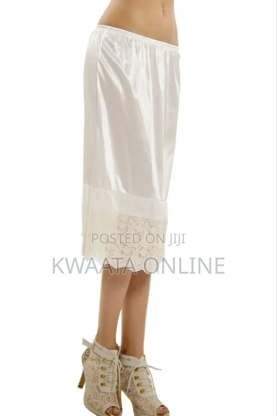 Lace Half Slip Satin Petticoats-short Length