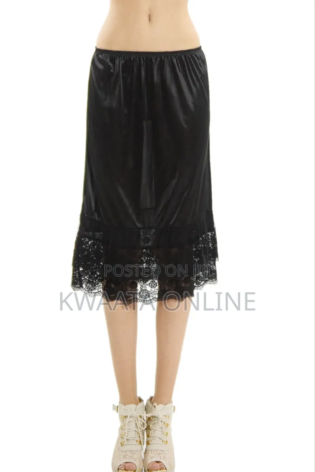 Lace Half Slip Satin Petticoats-short Length