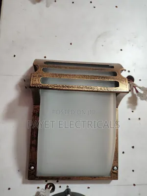 Goldish Security Wall Light/ Bulk Head