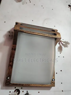 Goldish Security Wall Light/ Bulk Head