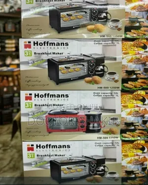 Original Hoffmans Hm-509 3-in-1 Breakfast Maker-13litres