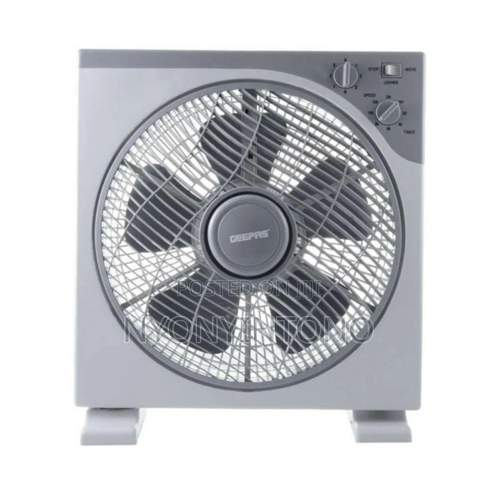 Geepas High-Quality 12" Table Box Fan