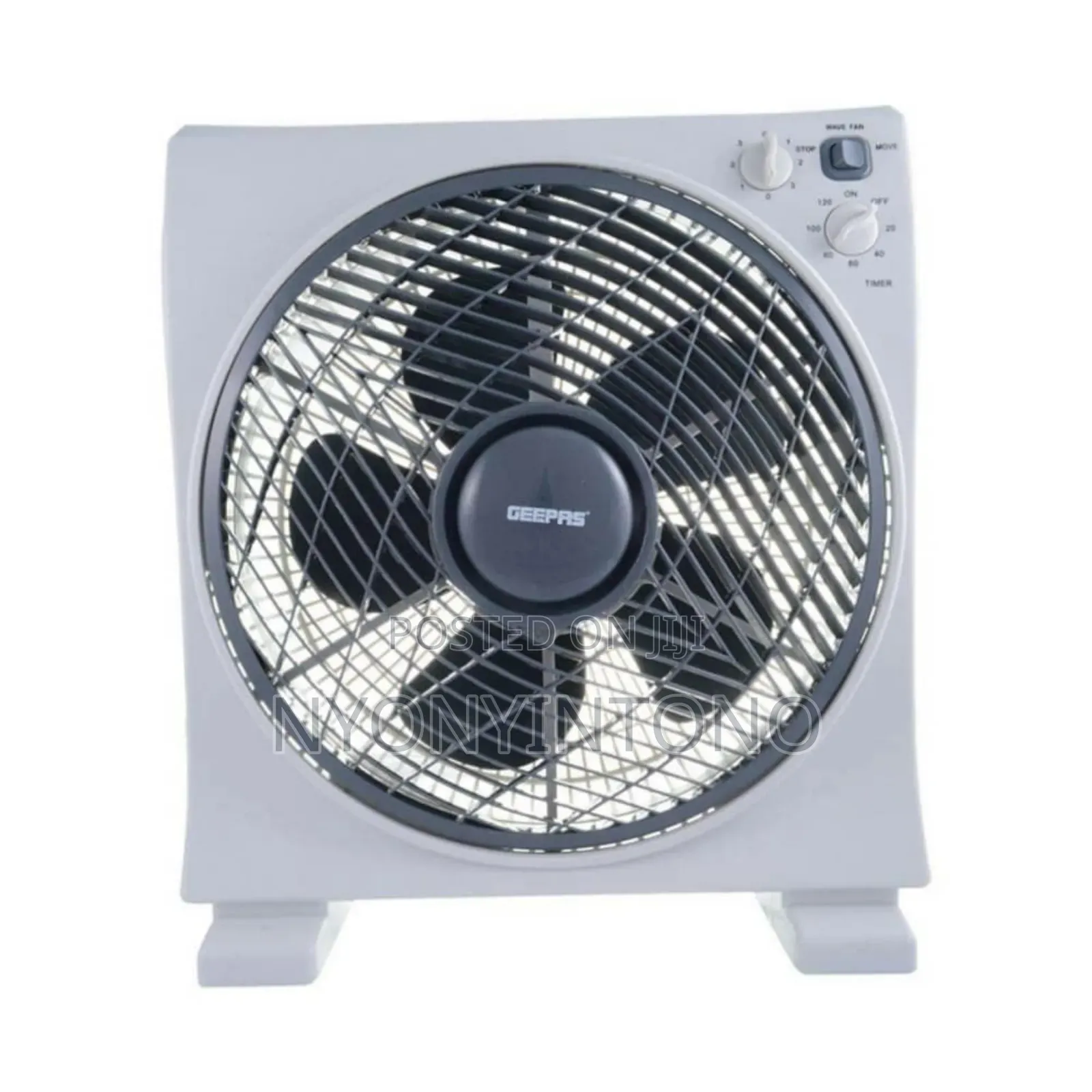 Geepas High-Quality 12" Table Box Fan