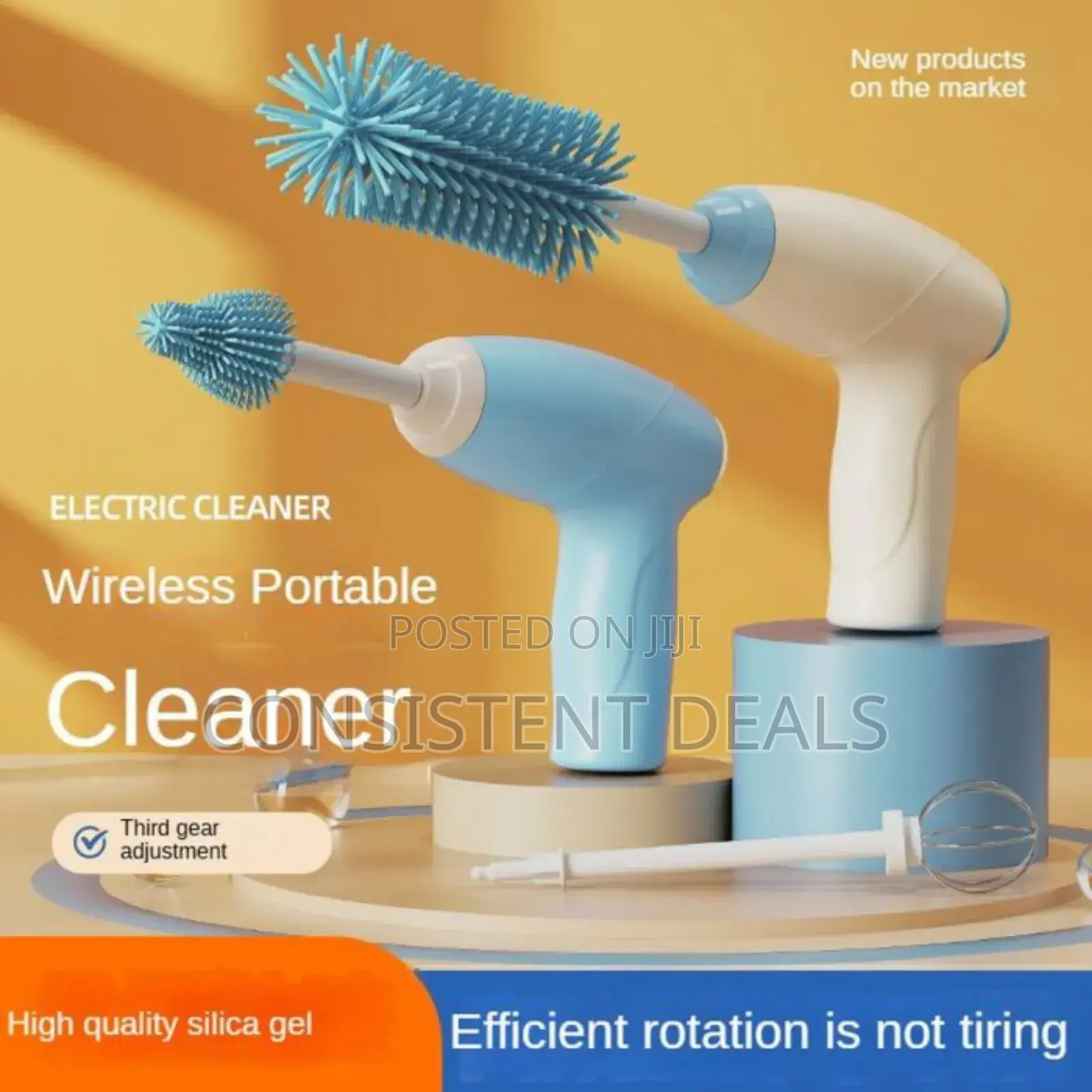 Multifunctional Rechargeable Bottle Cleaner