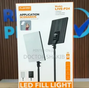 Plokama 19"Live-P19 Led Fill Light Panel With Remote Control