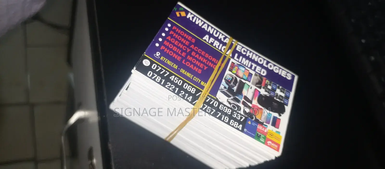 Executive Laminated Business Cards