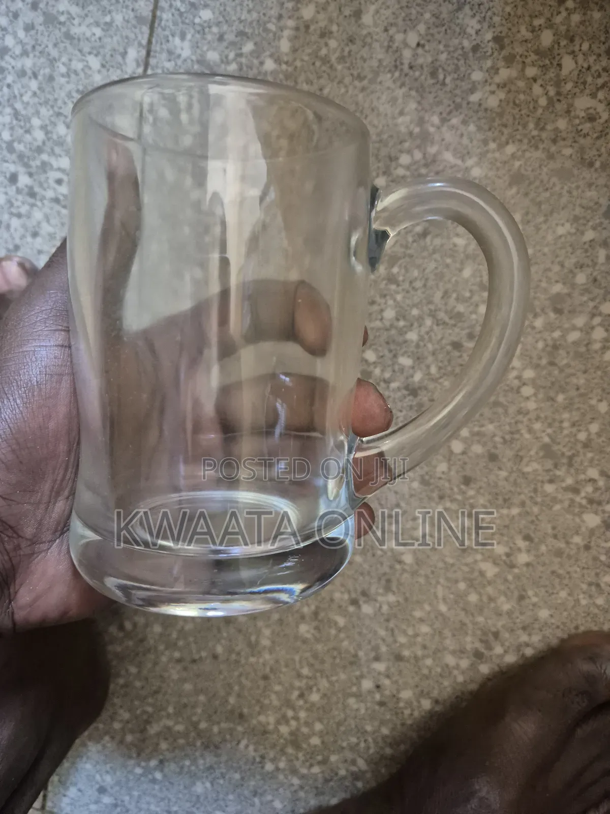 6 Piece Set Tempered Glass Mug, Heat Resistant Water Cup