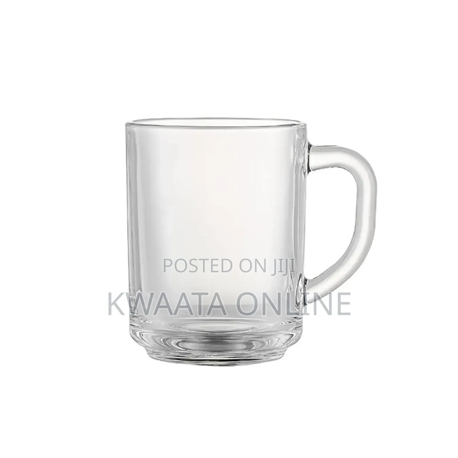 6 Piece Set Tempered Glass Mug, Heat Resistant Water Cup