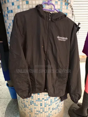 Horizon Black Colour Jacket for Gym Wears Original Material