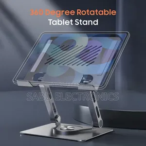 Premium 360° Adjustable Laptop Riser –Sleek- Foldable Design