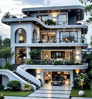 Luxurious Modern Architectural House Plans