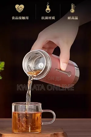 999 Pure Silver Liner Thermos Sterling Water Bottle