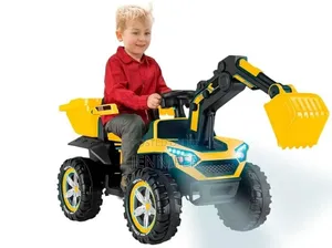 Kids' Electric Ride-on Excavator or Construction Vehicle