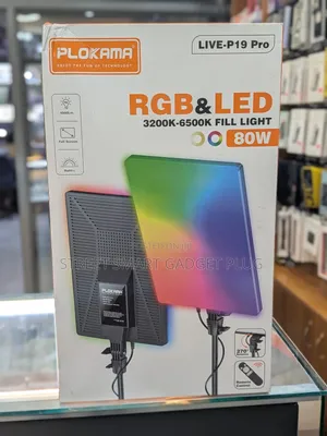 Plokama RGB Led 80watts Video Light/Photo Light
