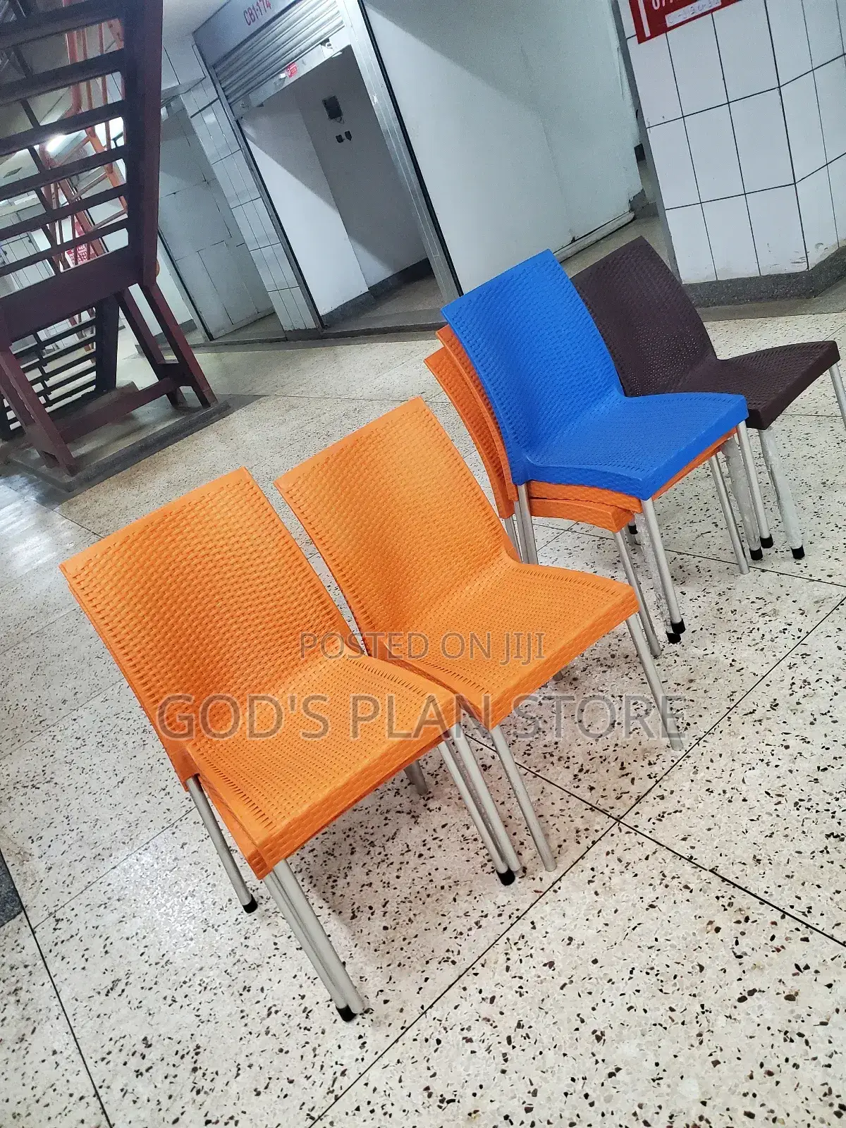Dining/Restaurant/Bar Armless Plastic Chairs