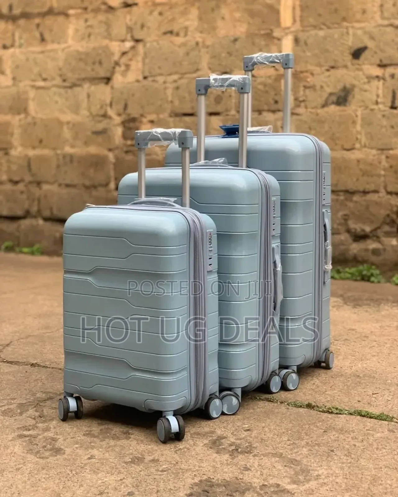 Waterproof Rubber Travel Suitcases- Vary