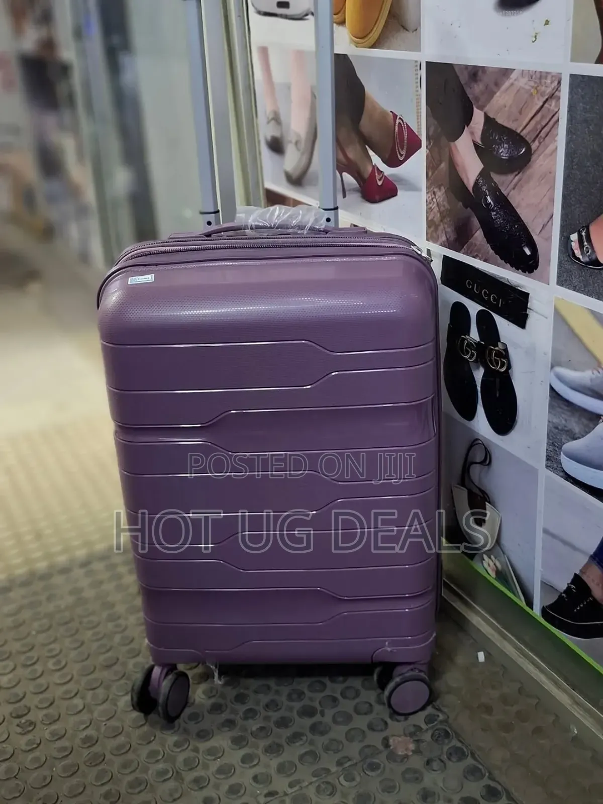 Medium Size Waterproof Rubber Plastic Travel Suitcase - Vary