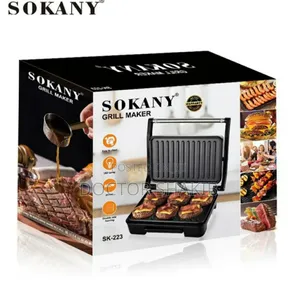 Brand New Sokany Sk-223 750w Electric Panini Press Grill