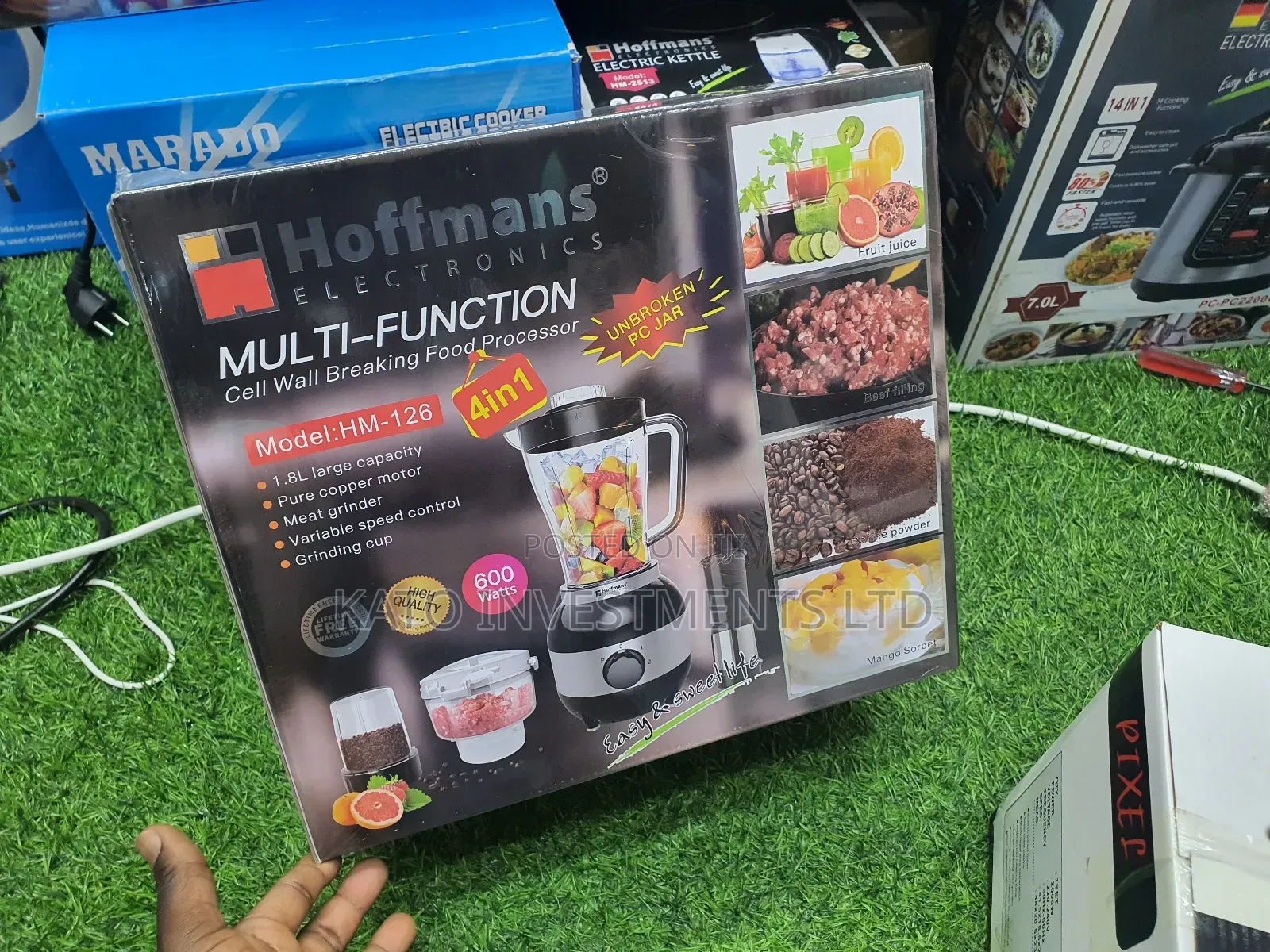 4in 1 Hoffmans Multi Function Food Processor