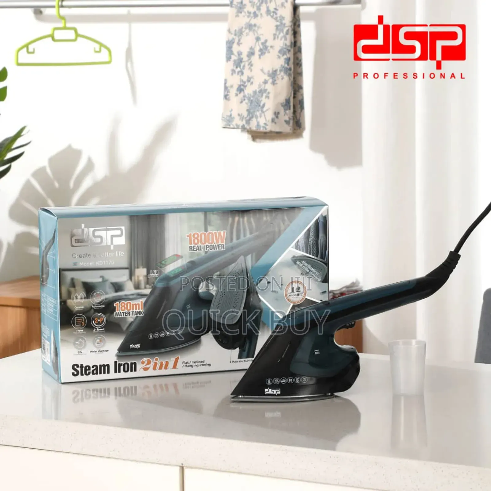 DSP 2-in-1 Ultimate Steam Iron