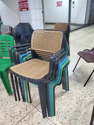 Black *Blue Green Plastic Chairs