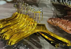Gold / Silver Hangers ( Plastic )- 12 Pieces
