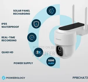 Powerology Solar Pan Tilt Outdoor Camera