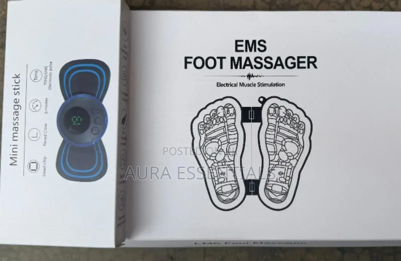 2in1 Neck and Foot Massager Package