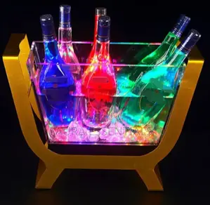 Led Boat Shape Heavy Duty Ice Bucket