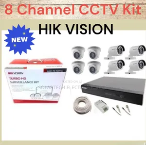 8 Channel Hik Vision CCTV Camera System / Totalcam Kit