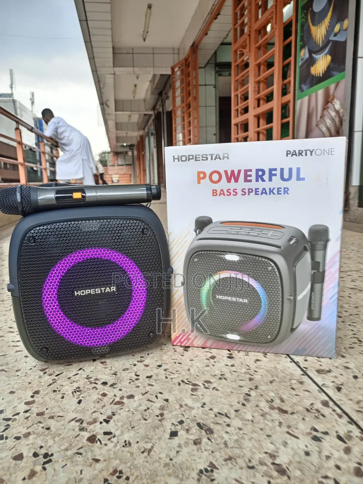 Party One 80w RGB Lighting Wireless Bluetooth Speaker.