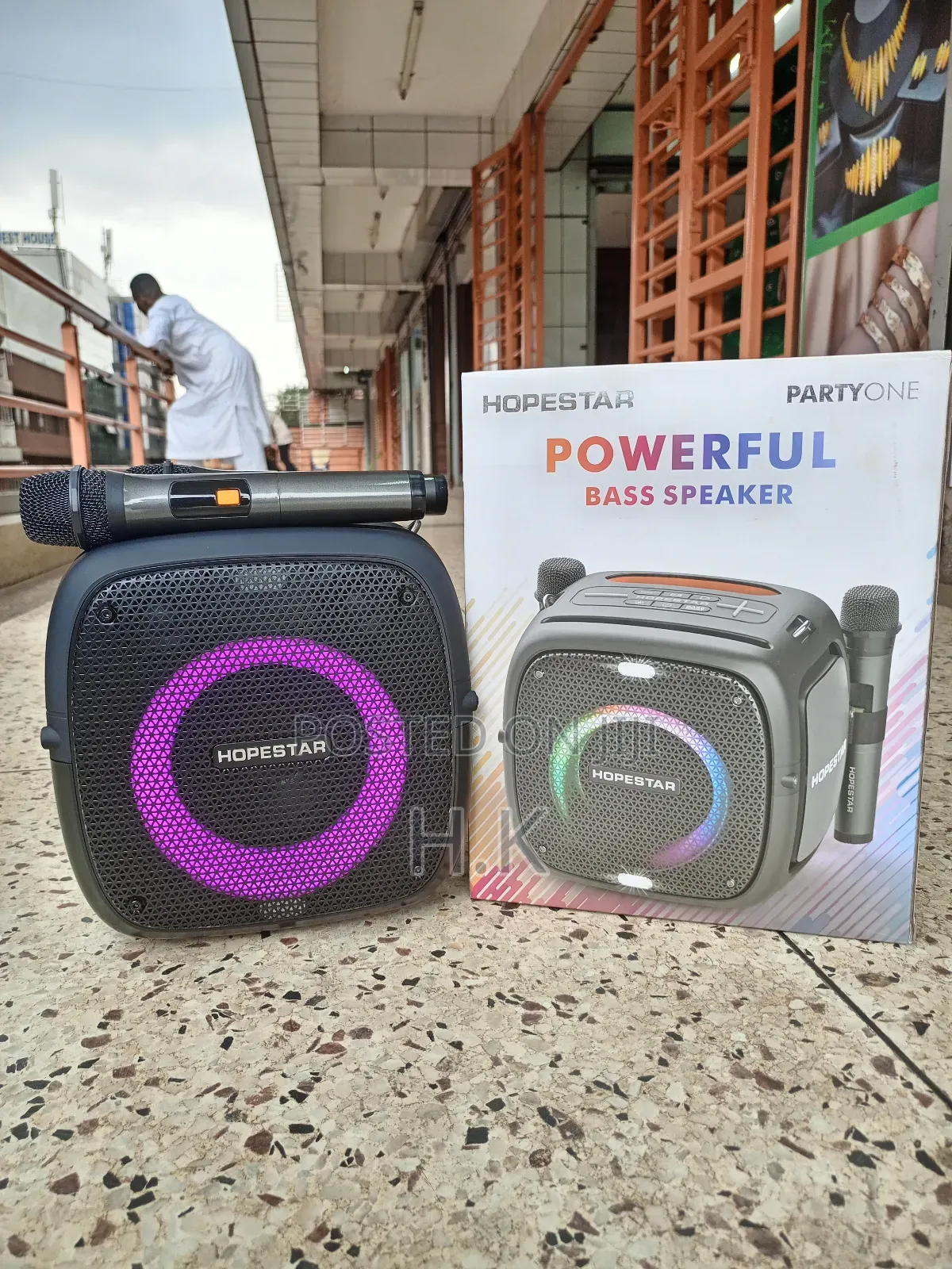 Party One 80w RGB Lighting Wireless Bluetooth Speaker.