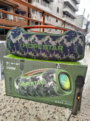 Hopestar A60 100w Portable Rechargeable Bluetooth Speaker.