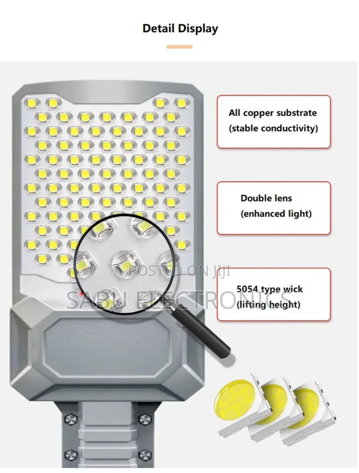 Outdoor 300w Solar Light With Remote -Auto on/Off -Wallmount