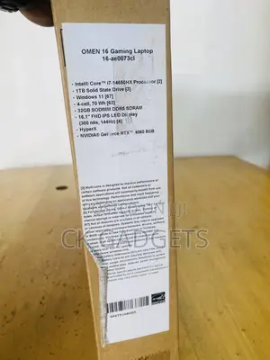 New Laptop HP Omen 16 32GB Intel Core I7 SSD 1T