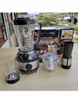 Hoffmans 4 In 1 Multifunctional Blender, Grinder - Black